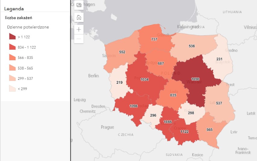 Chrzanów, Oświęcim, Wadowice, Olkusz. Nie żyje 6 osób z COVID-19, 146 nowych przypadków zakażenia koronawirusem w regionie