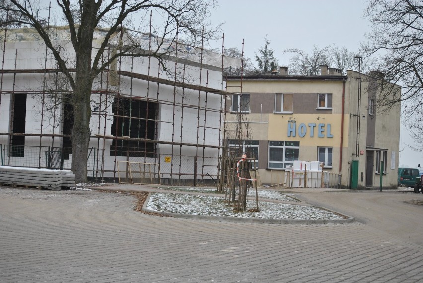 Budowa wolsztyńskiego stadionu posuwa się do przodu