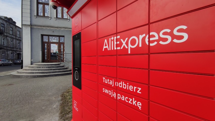 Automaty do paczek AliExpress pojawiły się w Piotrkowie