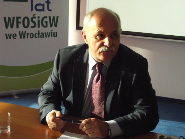 Prezes spółki Wodnik Wojciech Jastrzębski.