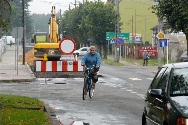 Drogowcy rozgościli się już na ul. Sienkiewicza