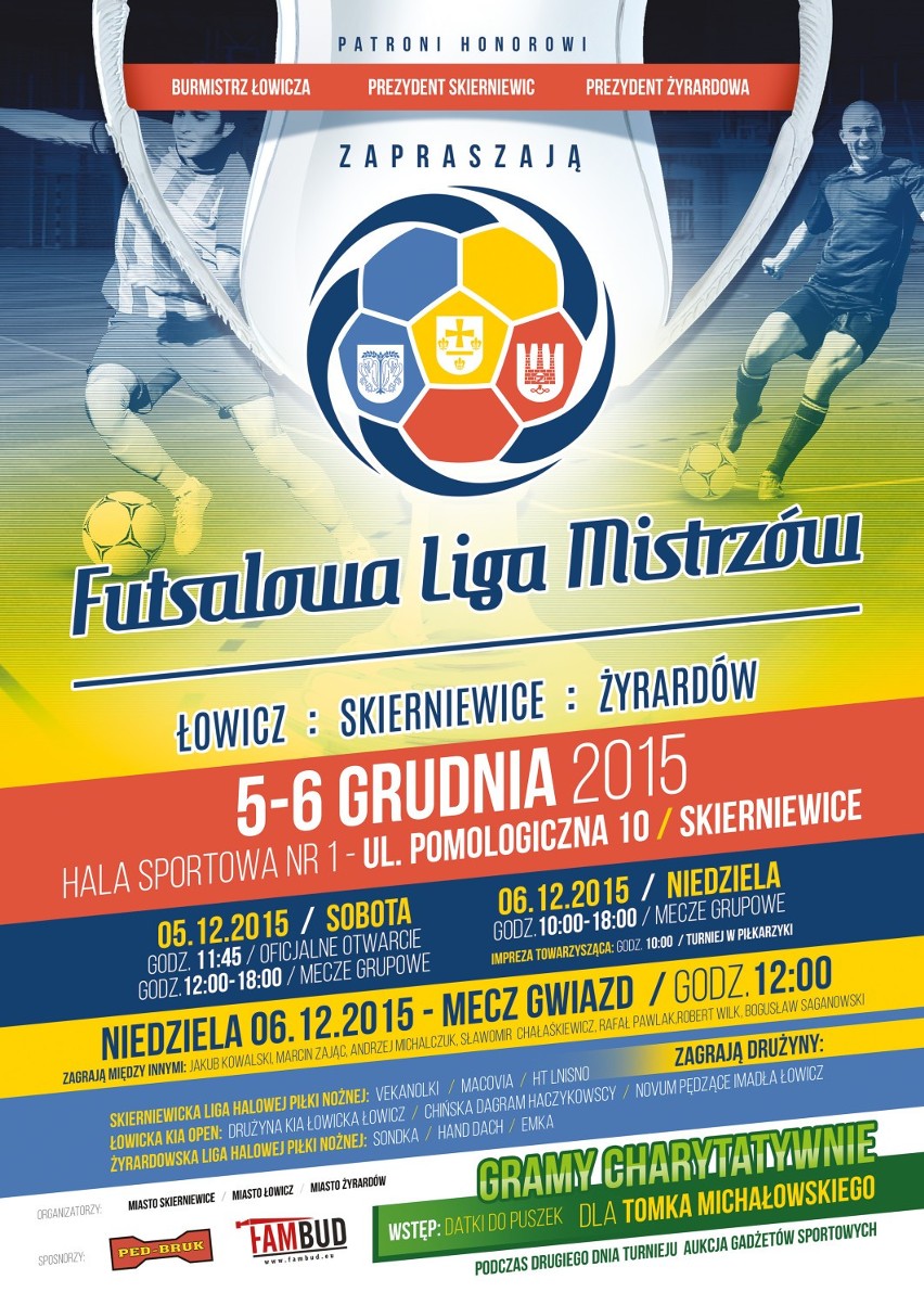 Futsalowa Liga Mistrzów już w ten weekend w Skierniewicach