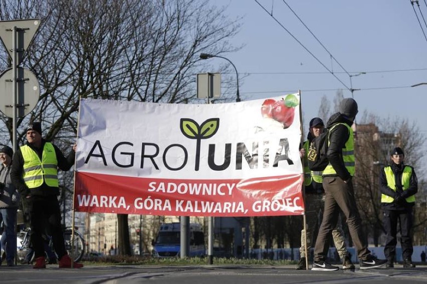 AgroUnia protestuje w Warszawie