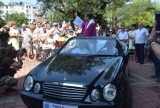 Święcenie pojazdów w Tychach w parafii św. Krzysztofa. To wyjątkowe święto w archidiecezji katowickiej