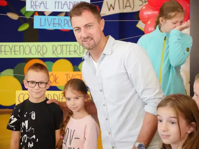 Jerzy Dudek spotkał się z uczniami w Wodzisławiu Śląskim