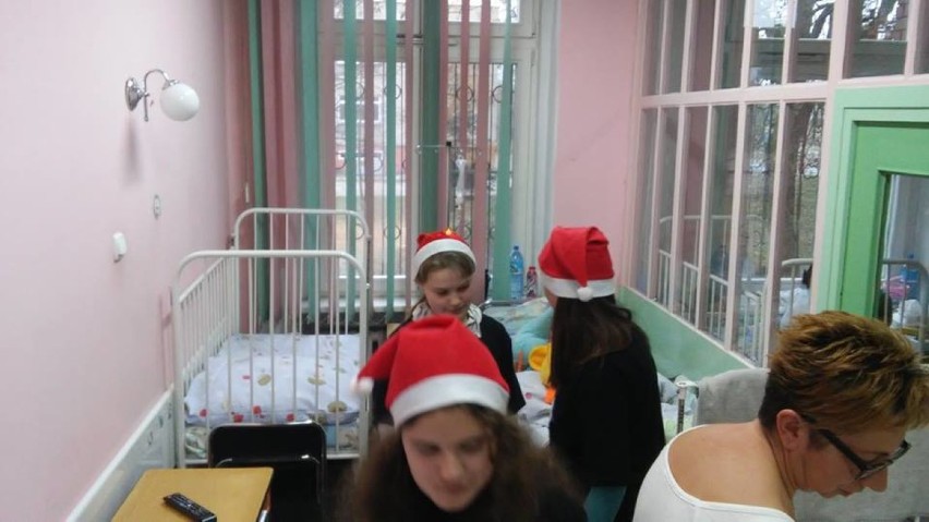 Niezwykła wizyta w dziecięcym szpitalu w Krotoszynie [ZDJĘCIA]