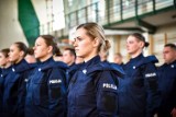 Nowi policjanci w Bełchatowie. Złożyli już uroczyste ślubowanie