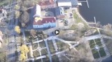 Szczecinek z lotu drona Straży Miejskiej. Miasto wymarłe [wideo]