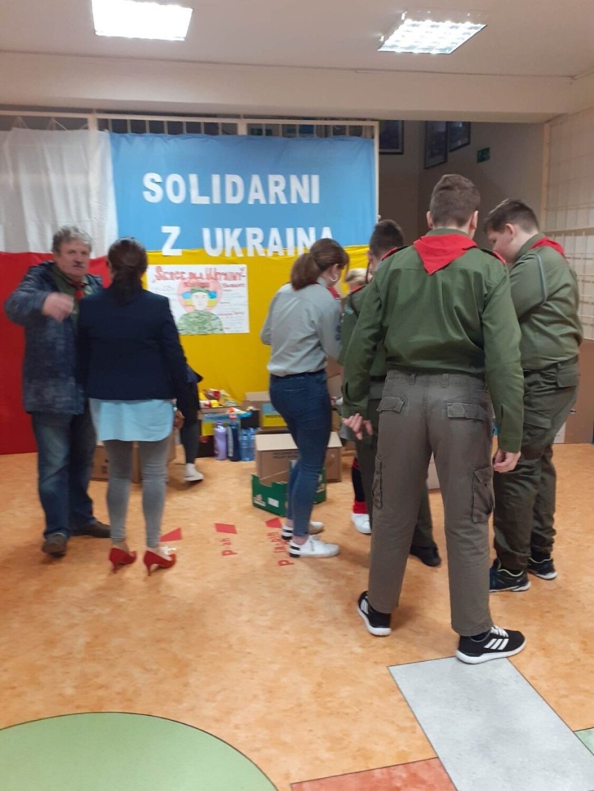 ZS Ostrowiec - solidarni z Ukrainą