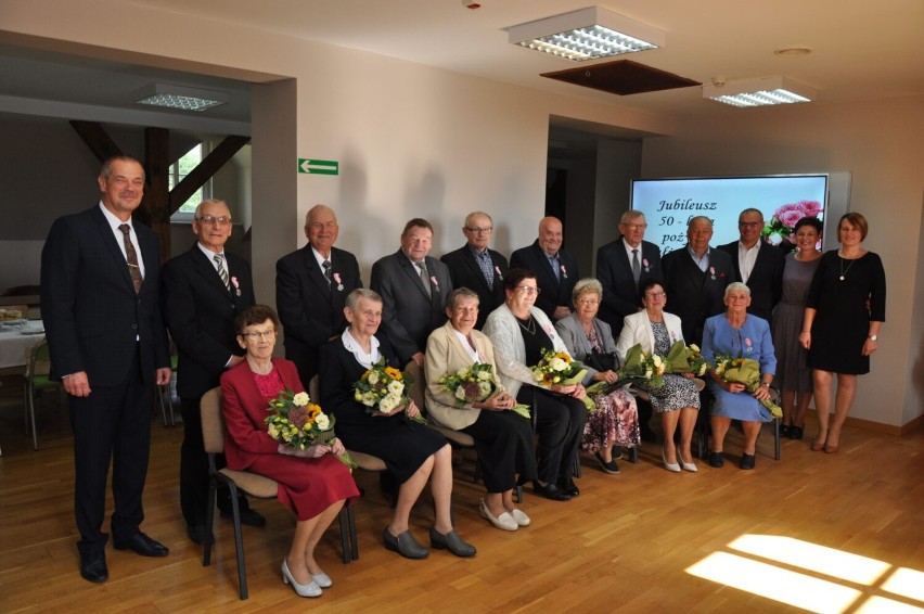 9 par z gminy Czermin świętowało jubileusz 50-lecia zawarcia związku małżeńskiego