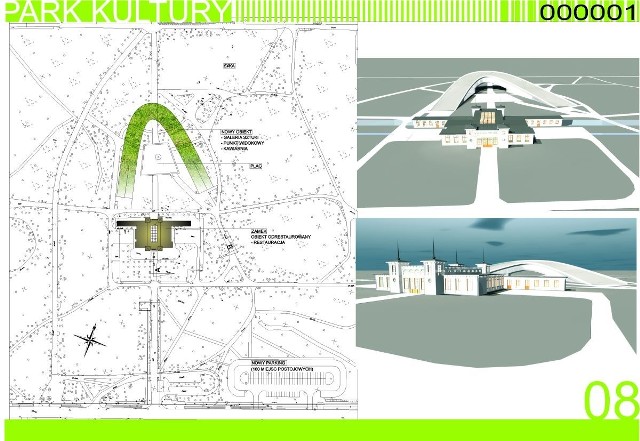 Projekt przebudowy Krzysztofa Grońskiego, nadesłany na konkurs