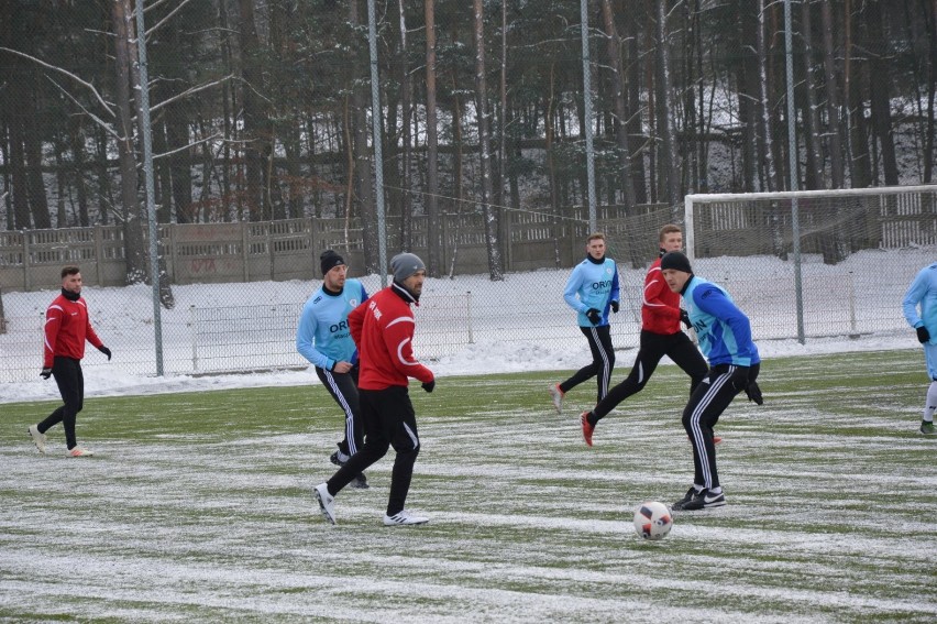 Sparing Pogoni Lębork z GKS Przodkowo zakończył się wysoką wygraną gości