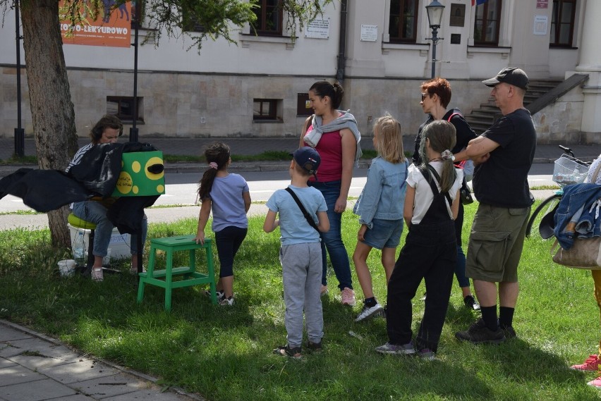 Na Rynku w Radomiu czekało na dzieci mnóstwo atrakcji.