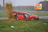 Śmiertelny wypadek na DK 12 w Srocku. Zderzyły się samochód osobowy, tir i autobus. Dwie osoby nie żyją AKTUALIZACJA [ZDJĘCIA, FILMY]