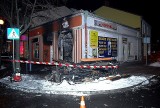Pożar w sklepie muzycznym w Tarnobrzegu [zdjęcia]