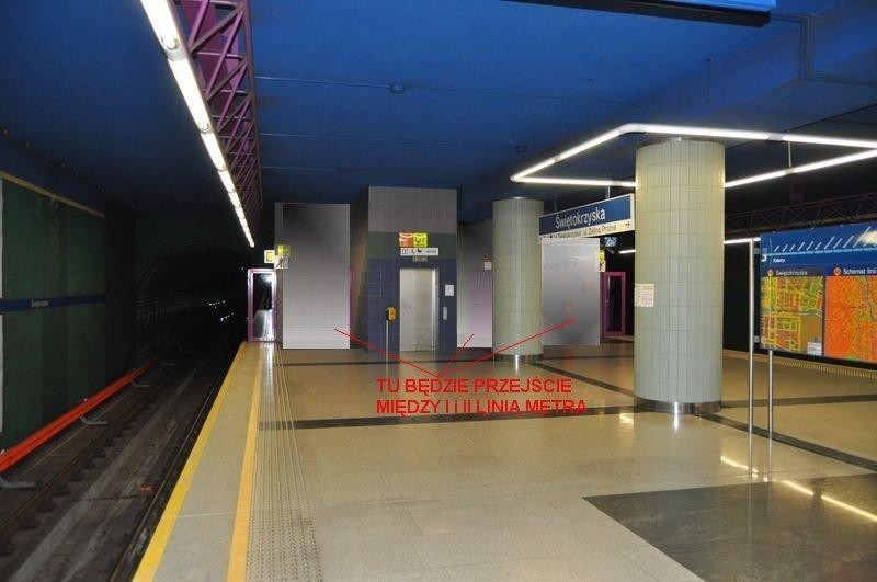 Budowa Metra: zobacz jak powstaje łącznik między stacjami, przez który są utrudnienia [ZDJĘCIA]