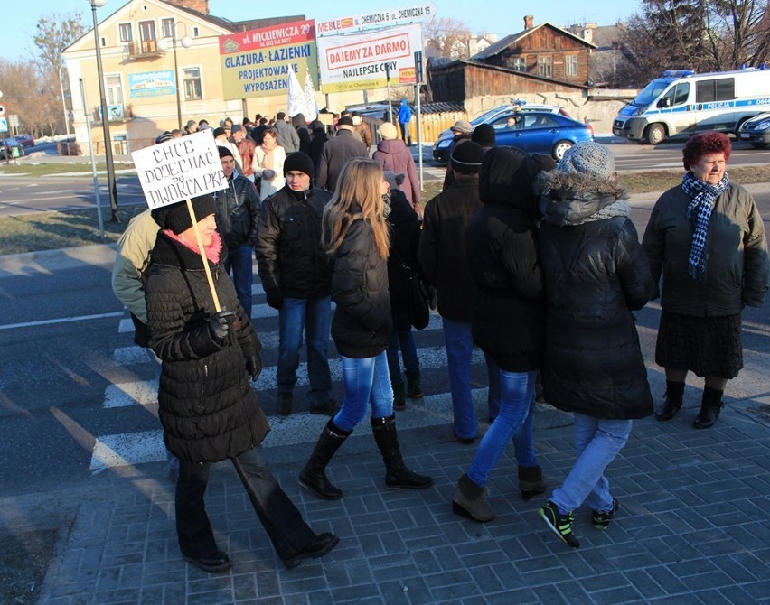 Pierwszy etap protestu mieszkańców okolicznych gmin już za...