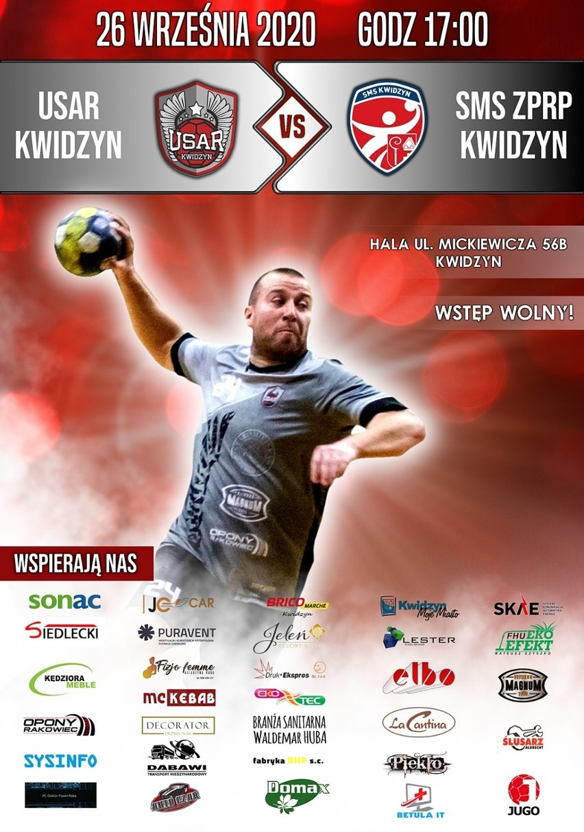 Kwidzyn. Przed nami Derby Kwidzyna w męskiej piłce ręcznej!  Usar podejmie SMS ZPRP