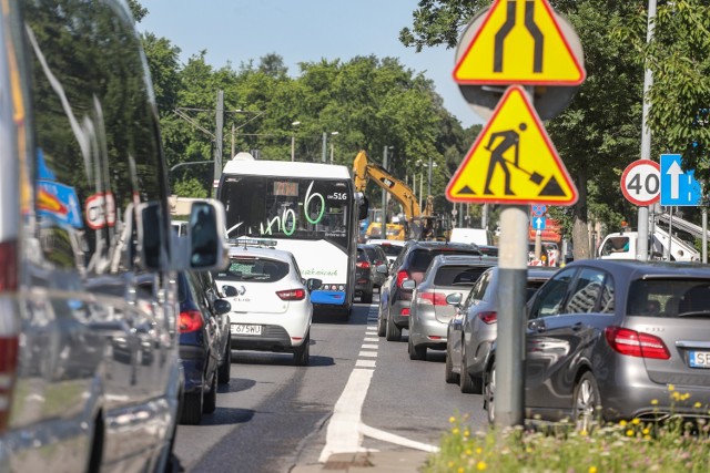 Korki na al. Jana Pawła II