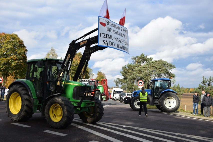 Rolnicy protestowali na DK 2