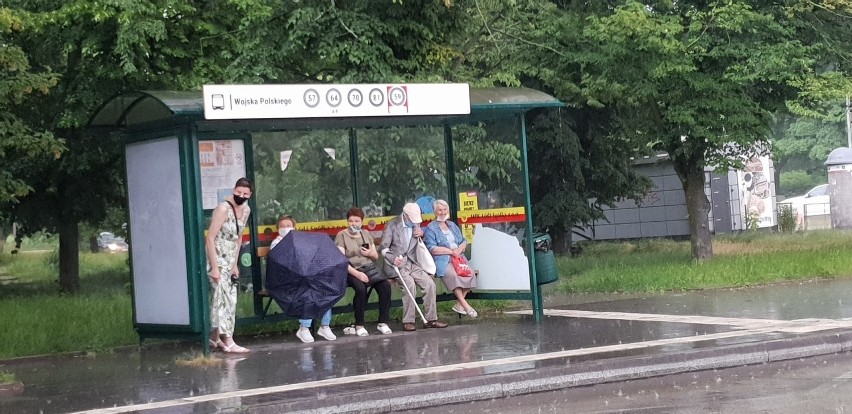 Burza w Łodzi 18 czerwca
Po godzinie 14 w okolicach...