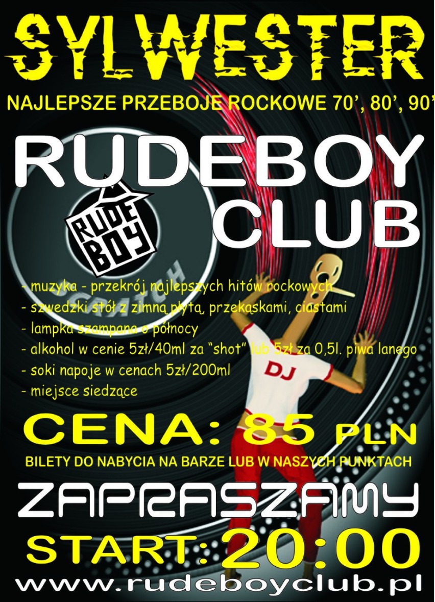 Sylwester 2018 w Bielsku Białej, Rudeboy Club