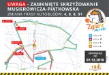 Remont Piątkowskiej w Zgierzu. Zmiany w kursowaniu autobusów [MAPA]