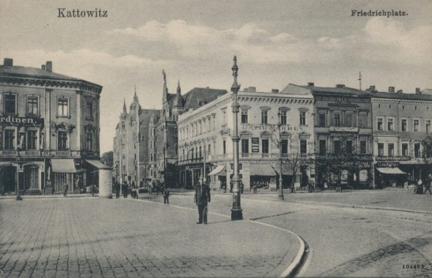 Rynek w Katowicach na przedwojennych fotografiach