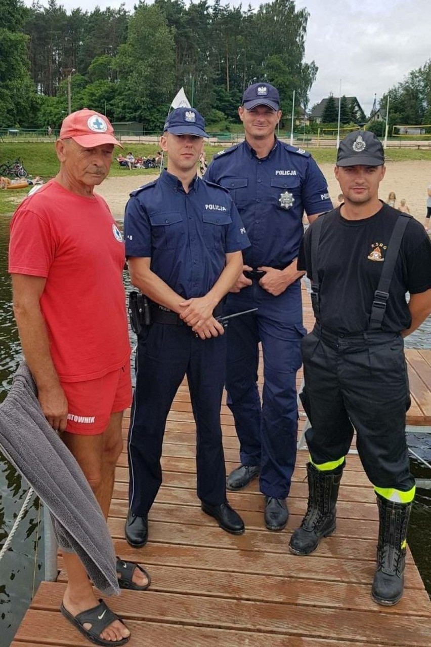 Wspólne patrole sępoleńskich strażaków, policjantów i...