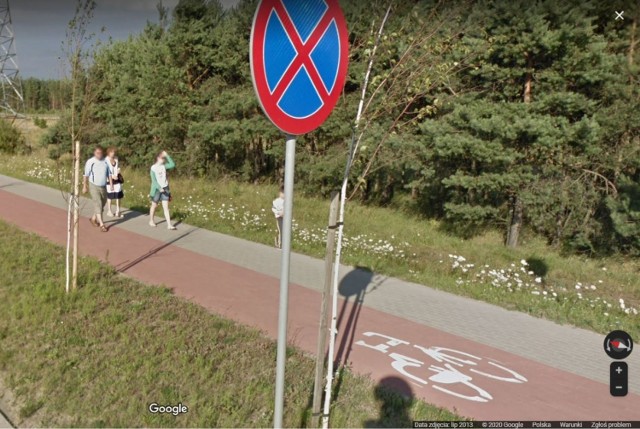 Google Street View - kogo przyłapała kamerka na obwodnicy w Brodnicy?
