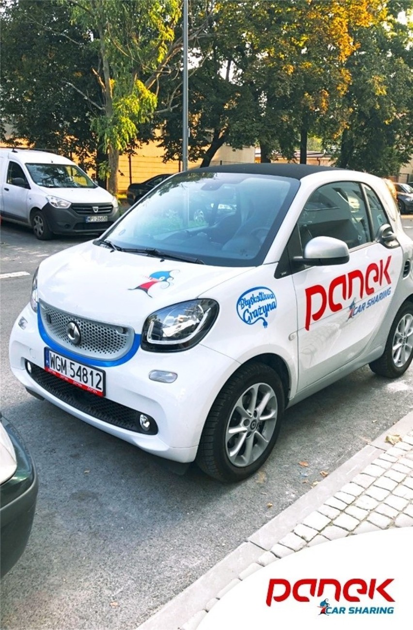 Panek CarSharing w Opolu. W mieście dostępnych jest sześć...