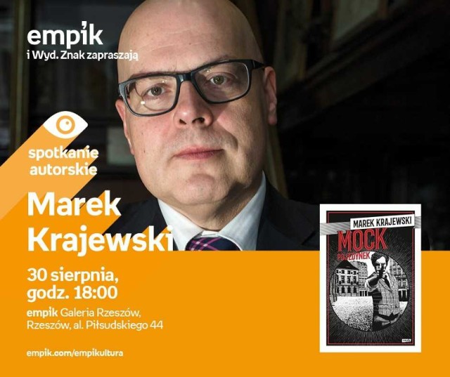 [ZAPOWIEDŹ] Wrocławski mistrz kryminału Marek Krajewski spotka się z czytelnikami w Galerii Rzeszów