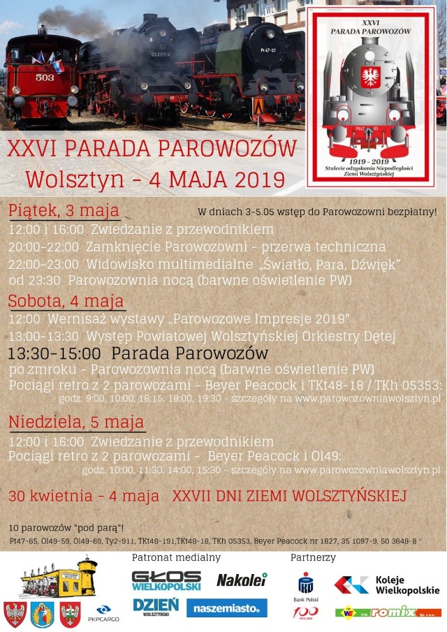 Jak wyglądać będzie Parada Parowozów i jakie maszyny na niej zobaczymy?