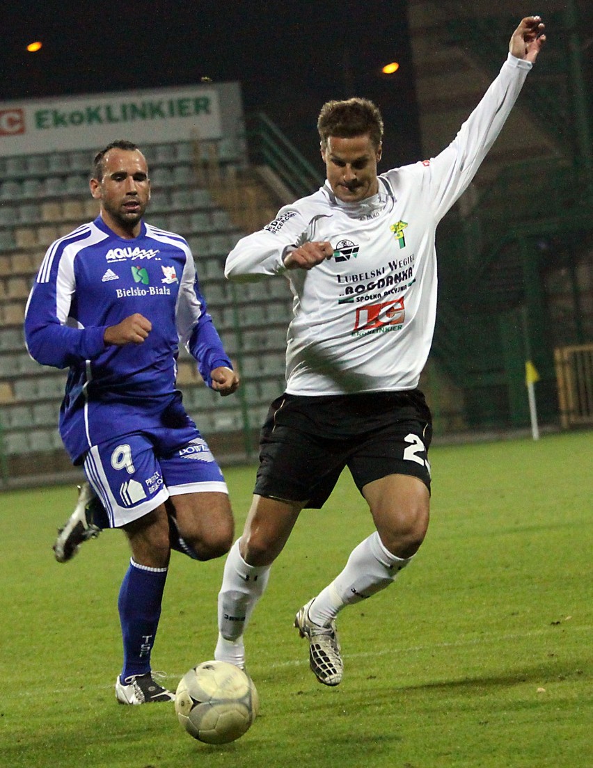 Górnik Łęczna pokonał Podbeskidzie Bielako-Biała 1:0. Prusak bohaterem (ZDJĘCIA)