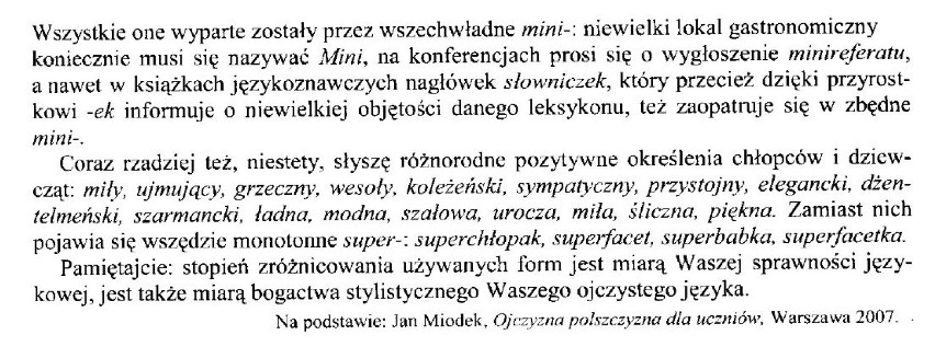 24 kwietnia część humanistyczna (język polski) egzaminu ...