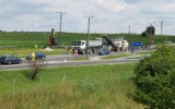 Trwają prace na węźle autostrady A4 Chrzanów. Zamknięta zostanie łącznica Trzebinia - Kraków. Zobacz zdjęcia i wideo