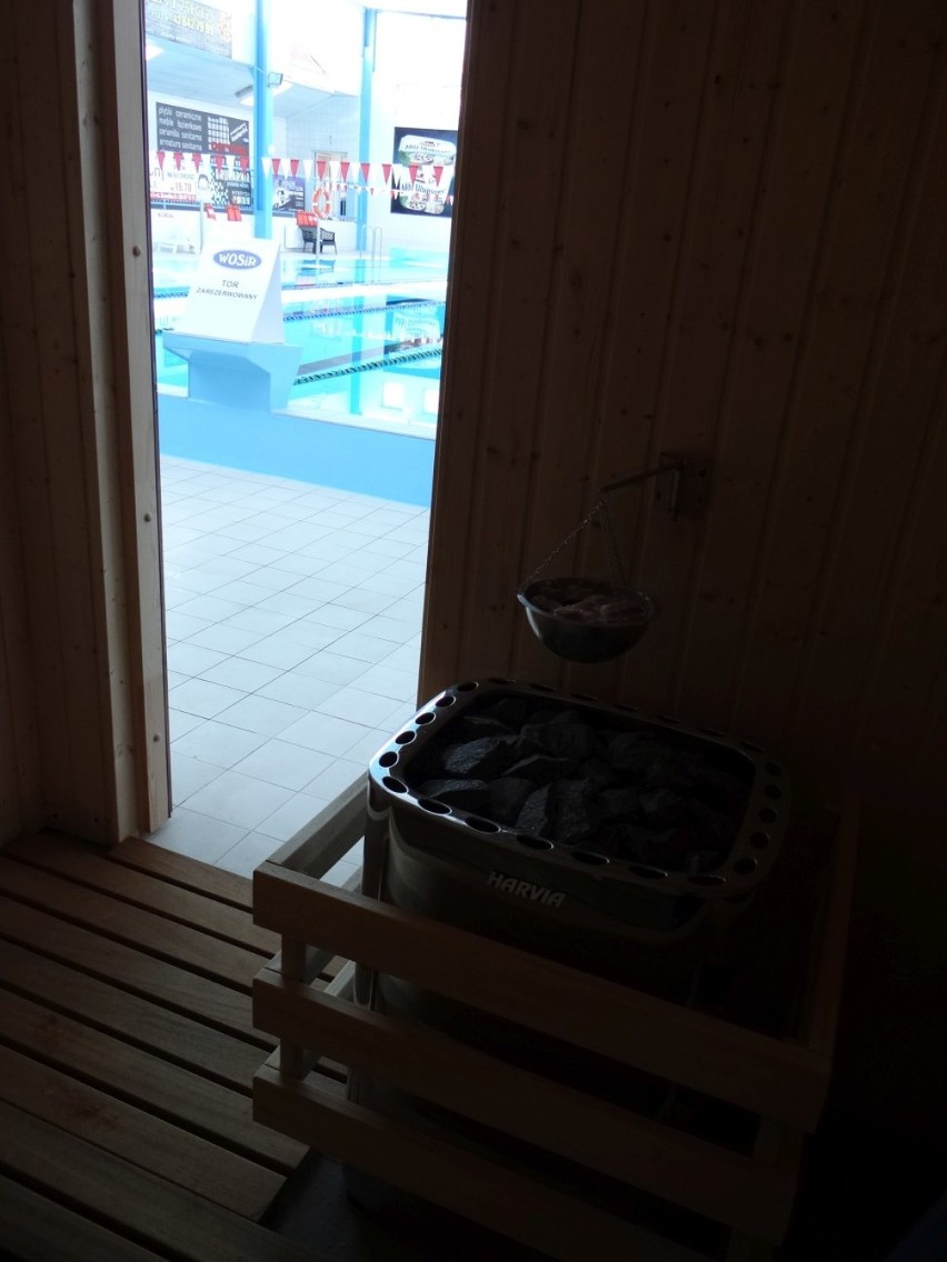 Nowa sauna na wieluńskim basenie już działa [FOTO]