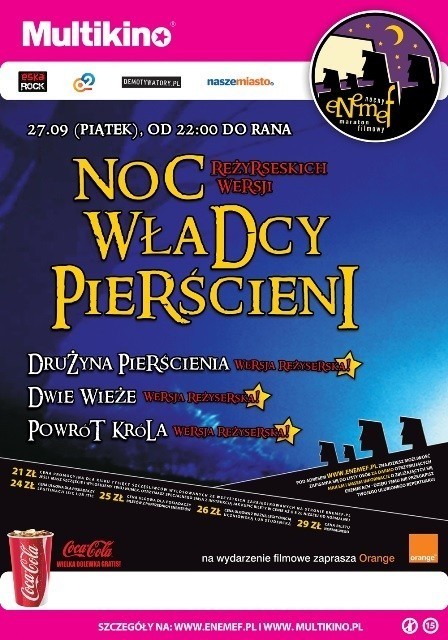 Multikino Rybnik. Noc Władcy Pierścieni w Multikinie w Rybniku