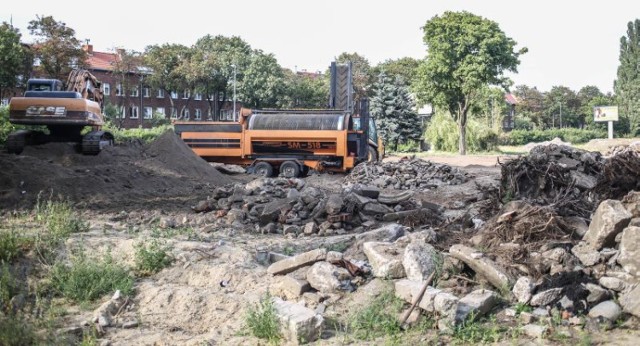 Stadion, na którym grała kiedyś Gedania od lat jest zaniedbany.