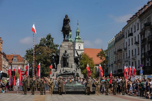 Obchody Święta Wojska Polskiego i 102. rocznicy Bitwy Warszawskiej w Krakowie.