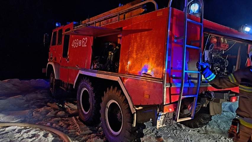 Pożar agroturystyki w Gniewoszowie w powiecie kłodzkim