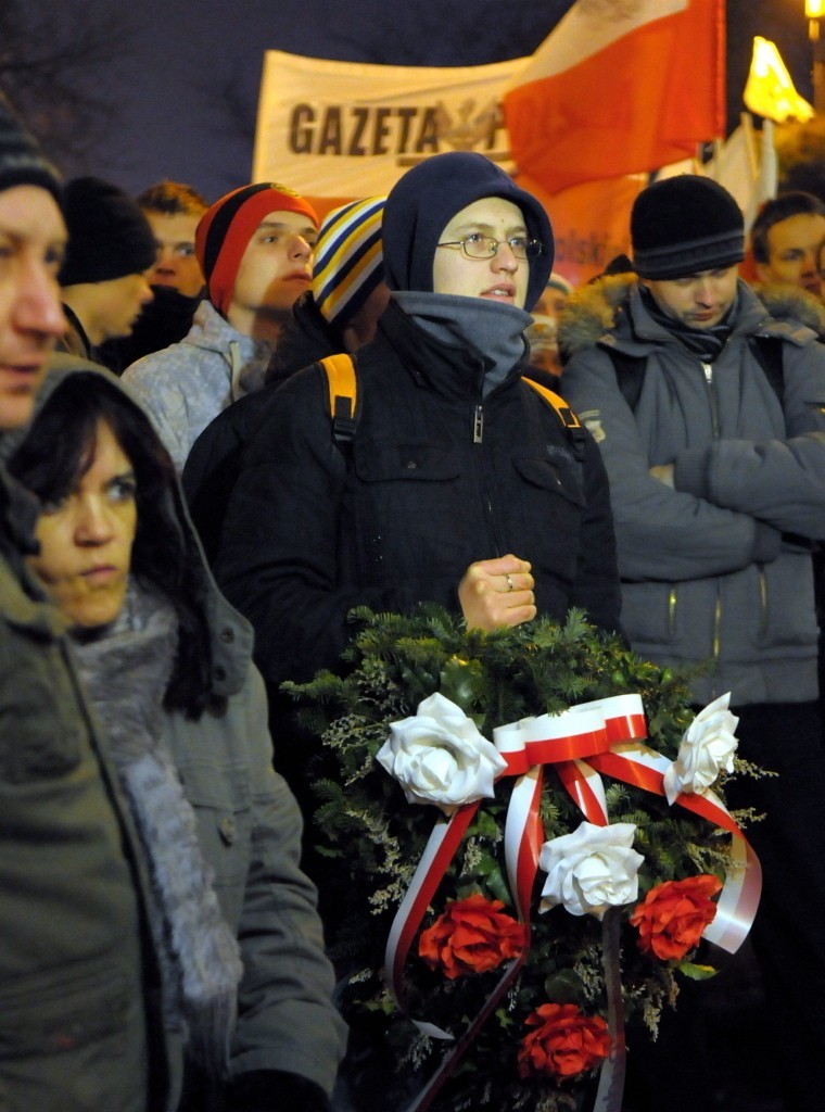 Manifestacja ONR przeszła przez centrum Lublina (ZDJĘCIA, WIDEO)