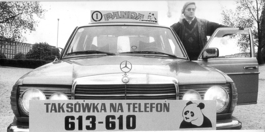 Lata 90, jedna z pierwszych korporacji taxi na telefon...