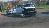 Wypadek w Połomi: Auta zderzyły się na skrzyżowaniu