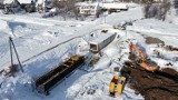 Modernizacja linii Chabówka – Nowy Sącz staje się faktem. Trwają intensywne prace na odcinku linii nr 104 Mszana Dolna - Rabka Zaryte