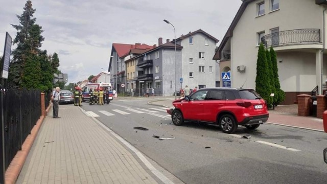 W Kostrzynie nad Odrą doszło do zderzenia dwóch aut.