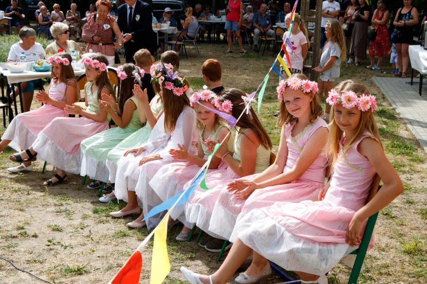 Gmina Trąbki Wielkie. Biesiada pod chmurką dla seniorów w Sobowidzu. Były występy, loteria |ZDJĘCIA