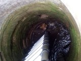Lis uwięziony w studni. Uratowali go strażacy z Burzenina ZDJĘCIA