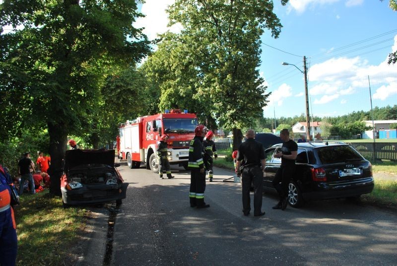 Wypadek w Pniewie - 31.07.2013 [ZDJĘCIA]