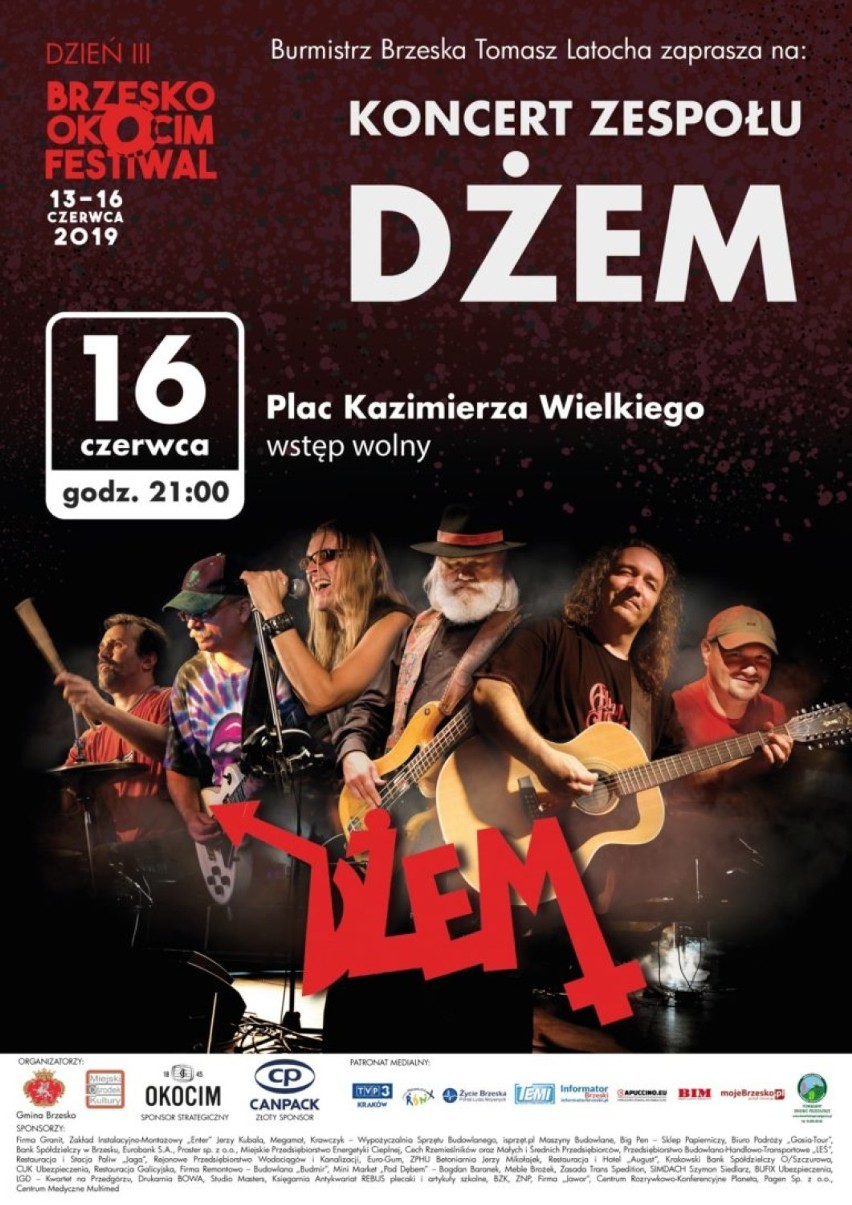 Brzesko. W czwartek rozpoczyna się Brzesko-Okocim Festiwal. W programie m.in. koncert grupy Dżem